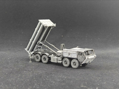 3D printed 1/87 Modern US ''THAAD Missile Launch System'' unpainted model kit
