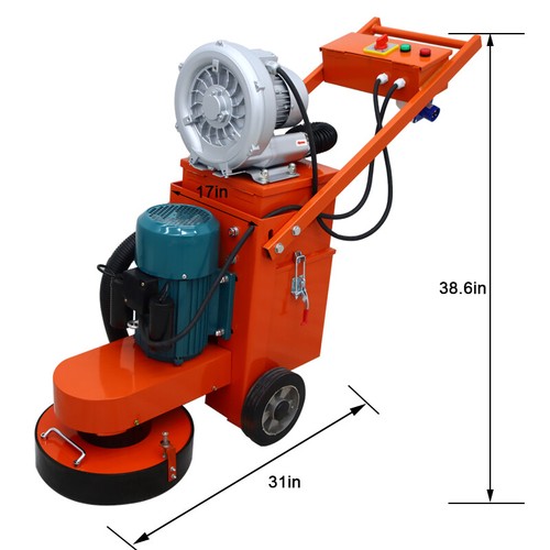 5 Plates Cement Grinding Machine Marble Terrazzo Wet Concrete Floor Polisher - Picture 2 of 10