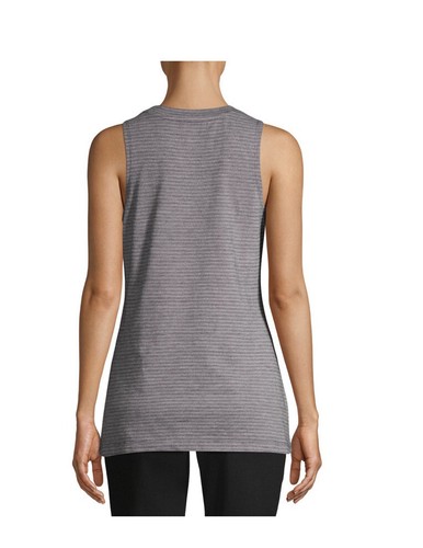 Athletic Works Women's S (4-6) Black Soot Athleisure Sleeveless Tunic Tank - Picture 11 of 12