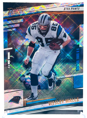 Wesley Walls Carolina Panthers 2022 Prestige Xtra Points #47 Diamond Parallel