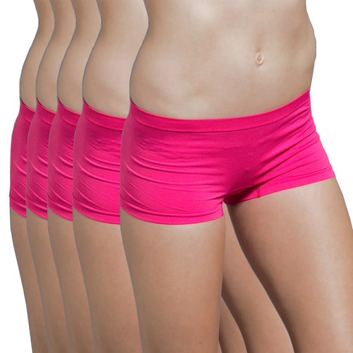 5-Pack Women's Seamless Spandex Boyshort Underskirt Pant Short Leggings - Picture 8 of 22