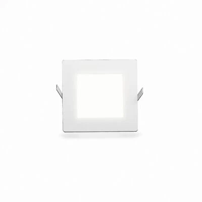 Ultraslim LED Einbau eckige Panel kaltweiß 483LM 9W dimmbar (W) Ø 102mm - Bild 1 von 4
