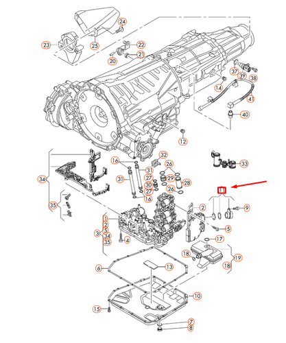 Neu Audi A4 B8 Getriebehülle 0B5325571 - Bild 10 von 10