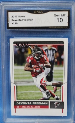 2017 Score #229 Devonta Freeman GMA GRADED Mint 10 - Picture 1 of 2