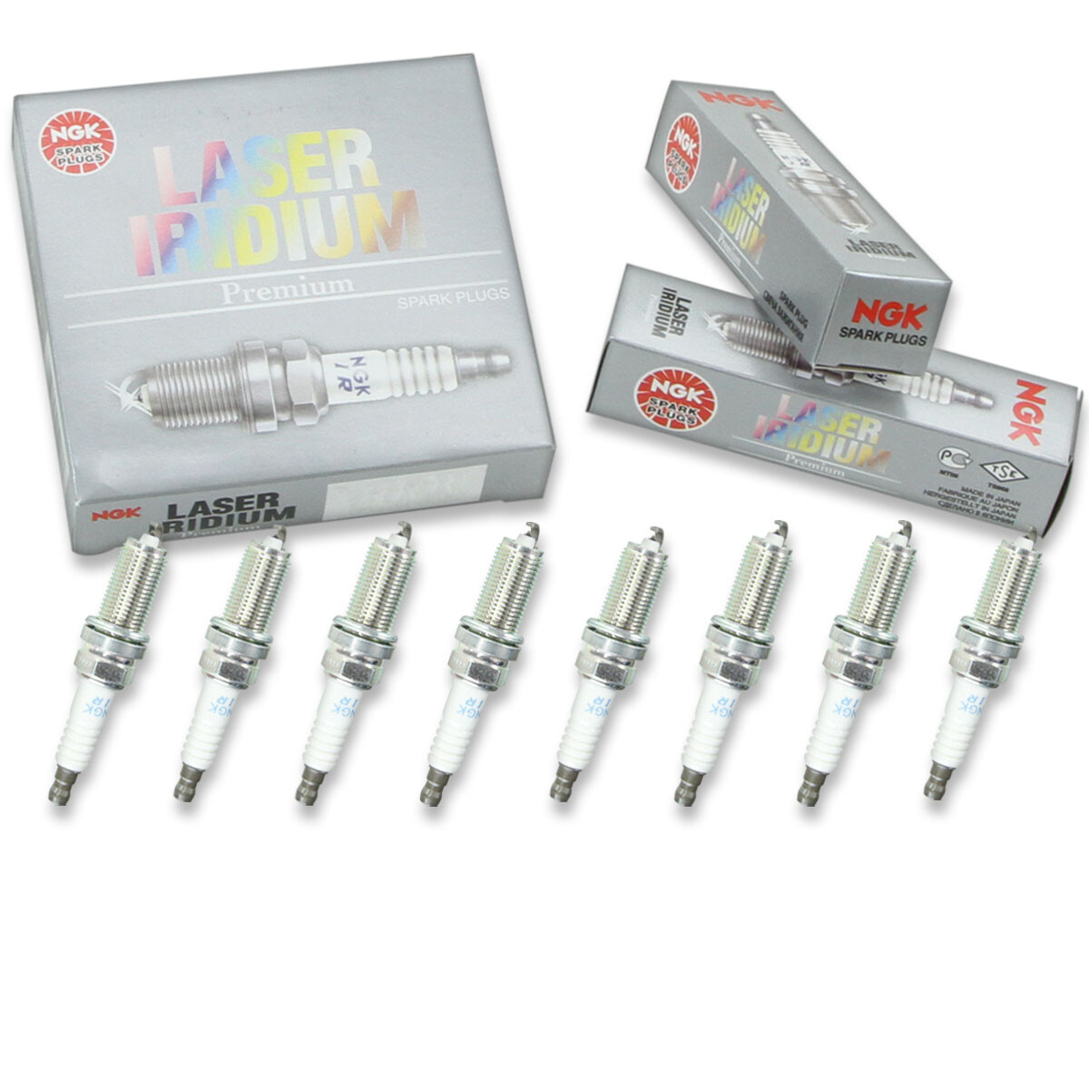 8 pc NGK 4904 ILFR6T11 Laser Iridium Spark Plugs for SK20HRA11 SK20HR11 wp
