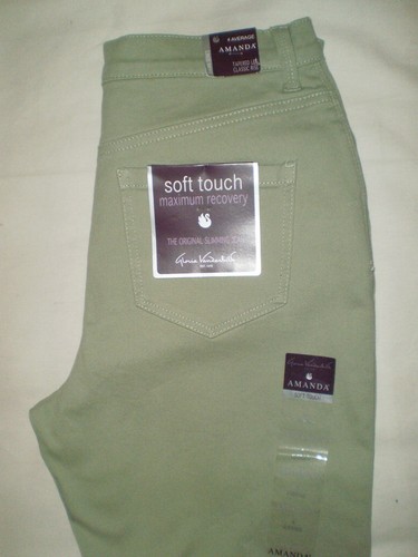 Nuevos jeans de mezclilla elásticos de pierna cónica pierna cónica Gloria Vanderbilt Amanda Swan - Imagen 21 de 26