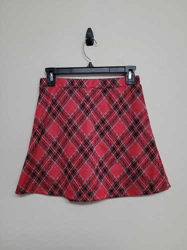 NWT KNIT WORKS Girls's Skort Pull On Elastic Waist Plaid Polyester Blend.Size L - Picture 6 of 16