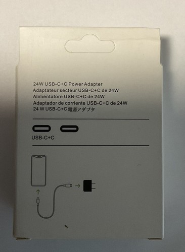 Wall Adapter For USB-C+C (2 Ports 24W) - Picture 5 of 6