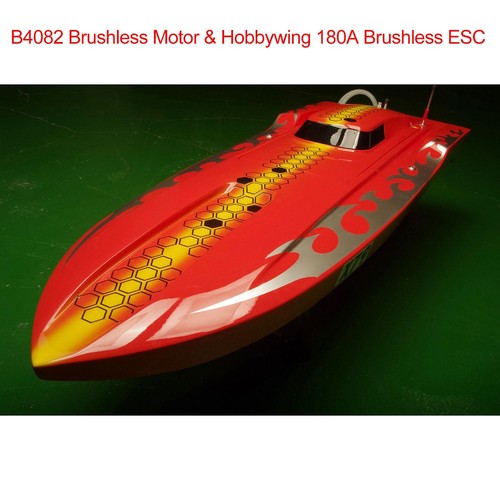 DTRC Fiber Glass Radio Control Race Boat X79 High Speed RC Watercraft 4082 Motor - Picture 3 of 3