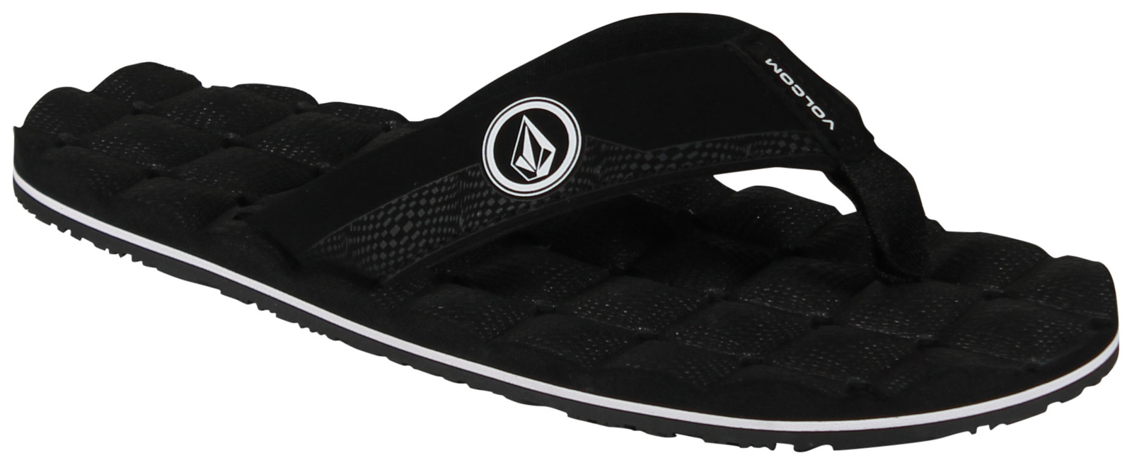 Сандалии с откидывающейся спинкой для мальчиков Volcom - Черный / Белый - Новинка