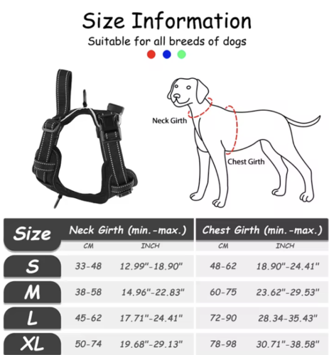 Hundegeschirr Leuchtend Aufladbar, LED Hundegeschirr Verstellbar Reflektierend - Bild 4 von 8
