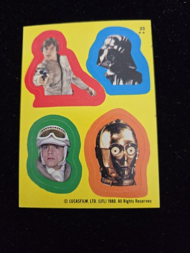1980 Topps Star Wars Empire Strikes Back Serie Aufkleber 23