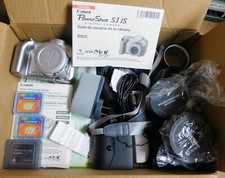 Used Canon Power Shot 3.2 mp digital camera S1 1S with Accessories, Parts Only