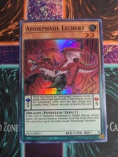 Yu-Gi-Oh! Amorphage Lechery FIGA-EN055 1st Edition Super Rare NM 