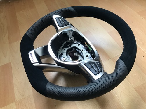 STEERING LENKRAD AMG MERCEDES W205 W213 W292 R231 GLC GLA C218 W447 VITO V Klass - Picture 10 of 17