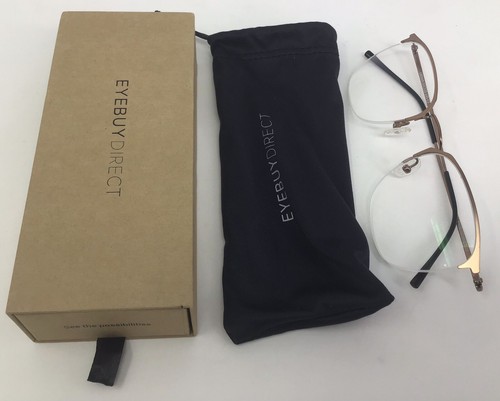 Eyebuydirect Urban 53-20-145 C3 Rose Gold Metal Eyeglasses FRAMES ONLY A54 - Picture 7 of 7