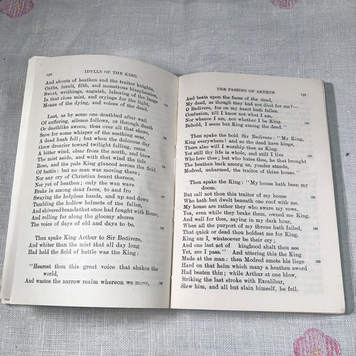 Idylls of the King Excelsior Literature Series by Alfred, Lord Tennyson 1913 - Picture 9 of 9