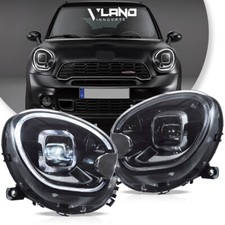 Vland Full Led Headlights For 2010-2016 Mini Cooper Countryman R60 W/animation