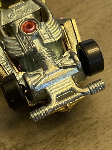 Hot Wheels Zombot Racer Car Gold Pink Gun Die Cast Mattel 1986 - Picture 7 of 13