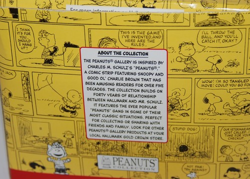 Hallmark Gallery Peanuts Jolly Holidays Snoopy Woodstock Christmas Figurine NIB - Picture 4 of 4