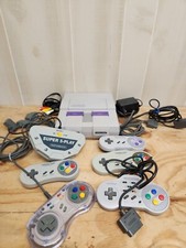 Super Nintendo Entertainment System W/ 5 Controllers, Hookups, Super 5 Play