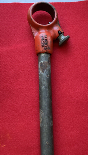 Ridgid 38540 / 00-R Pipe Threader Ratchet Head w/ 18" Handle USA Made - Picture 6 of 7