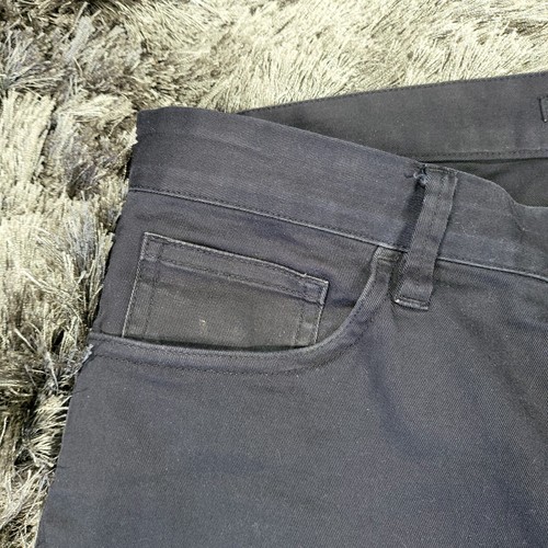 Theory Haydin Writer Pants Mens 31 X 31 Black Cotton Stretch Mid Rise Button Fly - Picture 16 of 23