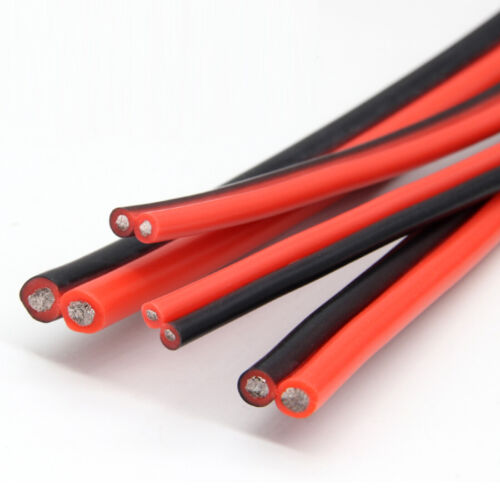 Zwillingslitze Kabel 8/10AWG zu 30AWG Schwarz/Rot Litze Kupferkabe Silikonkabel - Bild 8 von 9