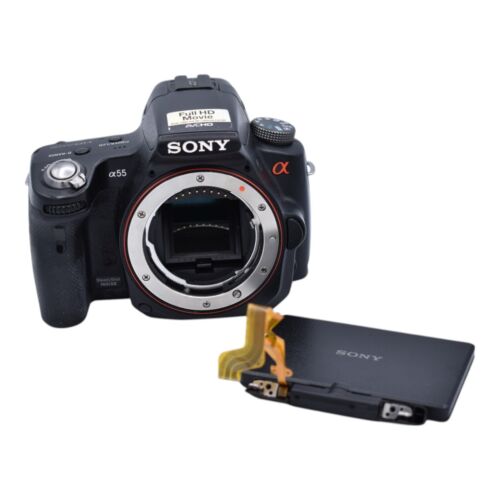 Sony Alpha SLT-a55 DSLR Kamera Body, schwarz (für Teile und Reparatur) - Bild 2 von 11