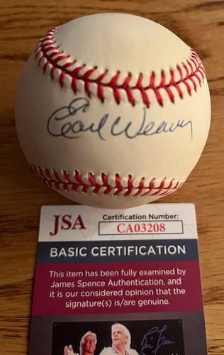 EARL WEAVER Autogramm signed Rawlings OAL Baseball JSA - Bild 2 von 3
