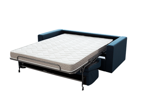 Materasso per Divano Letto Ortopedico Waterfoam 14cm Rivestimento Bianco DAYBED - Foto 4 di 6