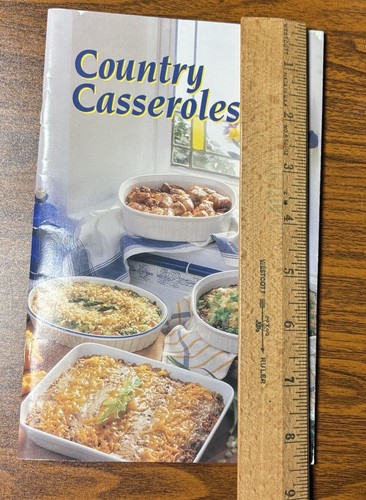 Vintage 1993 Country Casseroles Recipes Cookbook Cooking Cook Book - Imagen 2 de 4