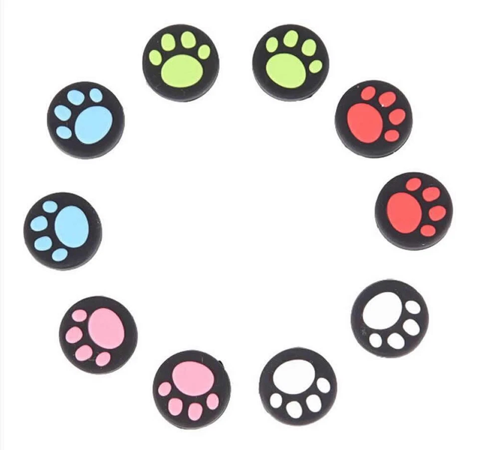 100 x Grip Cap Cover Thumb Stick For PS5 PS4 PS3 Xbox 360 One Cat Paw Claw - Image 4 of 4