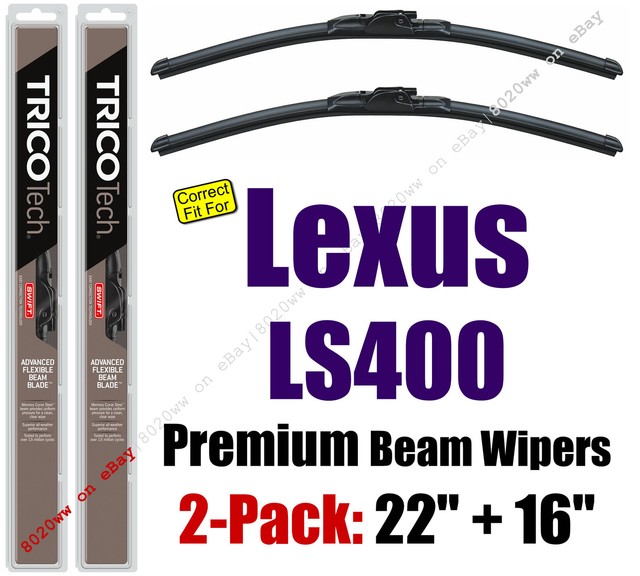 Wiper Blades 2Pack Premium fit 19902000 Lexus LS400 19220/160 eBay