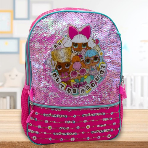 Large 5- Piece L.O.L backpack school  Lunch Bag Set for Kids - Picture 2 of 4