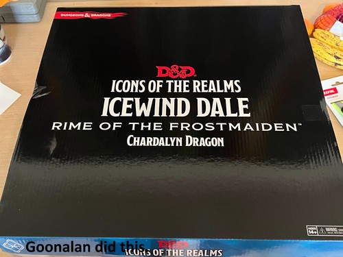 D&D Pathfinder Mini Rime Frostmaiden 46 Chardalyn Dragon UNIQ COLOSSAL MIB 3.3KG - 第 4/21 張圖片