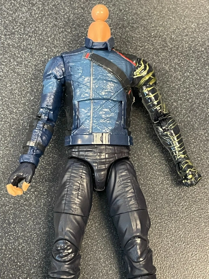 Marvel Legends 6" (WINTER SOLDIER) BODY & HANDS (MINT) (DISNEY+) BUCKY - Image 2 of 3