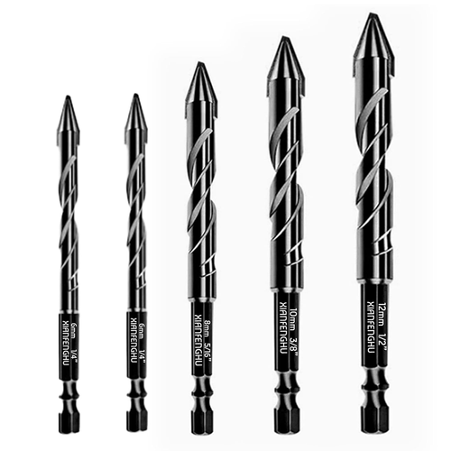 High Strength Bevel Special Eccentric Twist Drill Bit Set 5Pcs Hard High Speed T - Picture 6 of 12