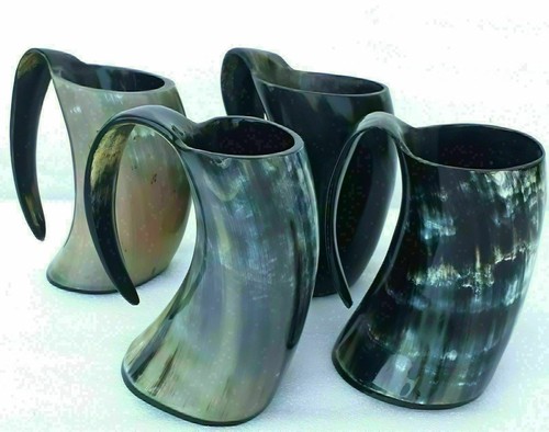 Vintage Viking Drinking Horn Mug For Beer Wine Lot of 100 Unit Horn Beer Mug - Picture 3 of 3