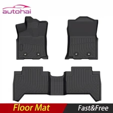 Car Floor Mats for 2018-2023 Toyota Tacoma Double Cab Cargo Liners Carpet TPE