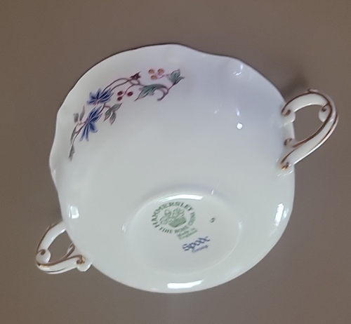 8 HAMMERSLEY BONE CHINA PÁJARO DEL PARAÍSO 2 TAZAS Y PLACAS INFERIORES AMOROSAS CON MANGO - Imagen 18 de 23