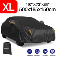 XL Waterproof Full Car Cover Outdoor Rain UV/Dust Protected For Cadillac CT5 CT4