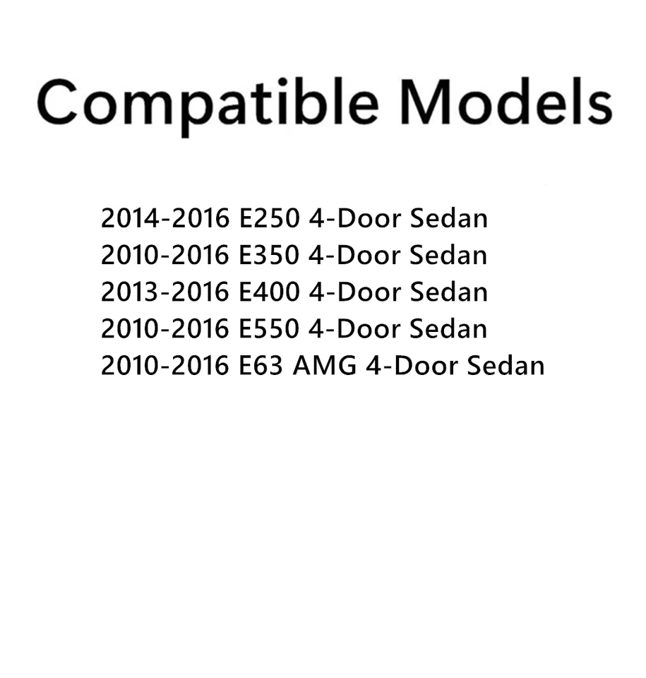 Fit 10-16 Mercedes Benz E250 E350 E400 E550 E63 Sedan Back Window Glass Heated Foto 4 de 4