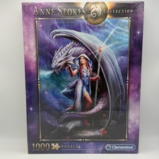 Clementoni 1000 pc. Dragon Mage by Anne Stokes, jigsaw puzzle Damaged Box New