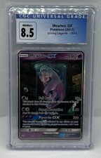 Pokemon Mewtwo GX 78/73 Shining Legends Secret Rare Alternative Art CGC 8.5
