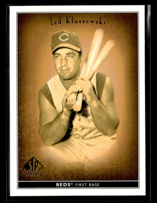 #ad #ad 2002 SP Legendary Cuts #75 Ted Kluszewski Card Cincinnati Reds $1.59