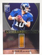 🔥 2025 Panini Elite Lombardi Bound I – Eli Manning – New York Giants Legend SSP