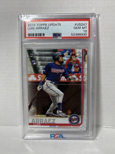 2019 Topps Update Series Luis Arraez #US247 (RC) PSA 10 Baseballkarte