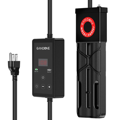 #ad #ad GANDONE Dual Spa Water Heater Portable Hot Tub Immersion Heater Black $61.10