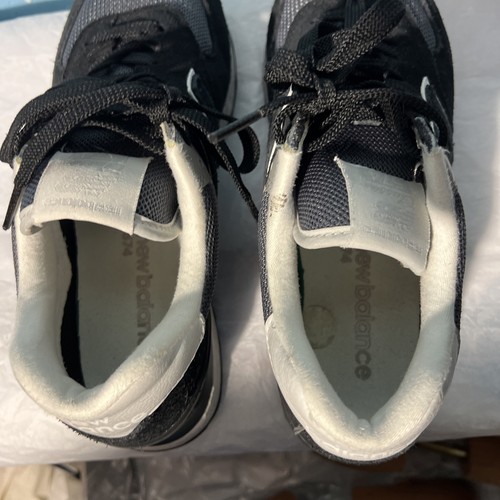 Zapatillas de gamuza New Balance 574 negras blancas/grises oscuras para hombre U574BS2 talla 5,5 - Imagen 6 de 8